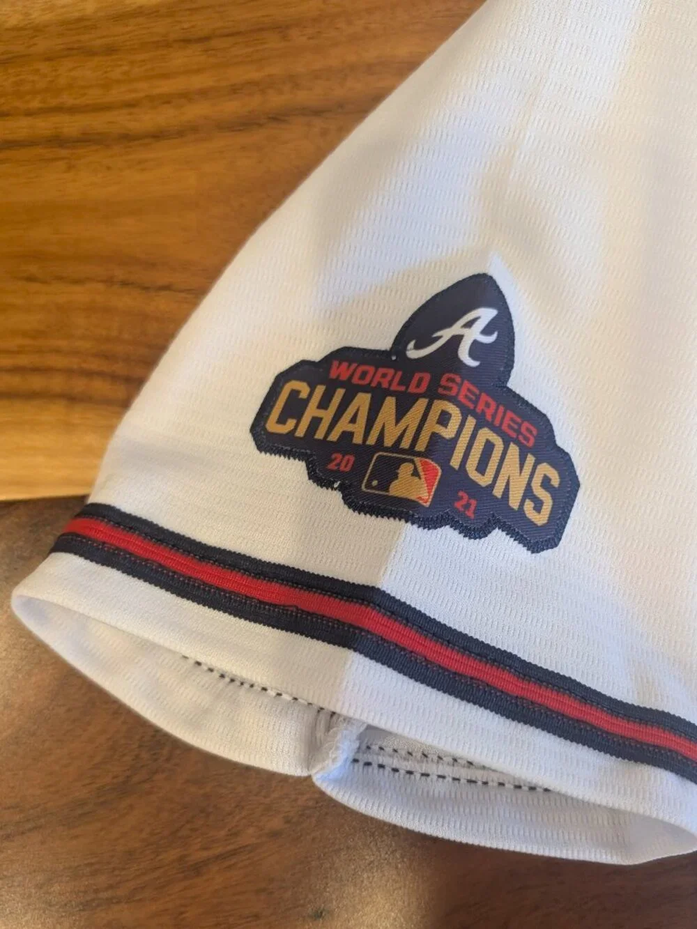 Youth Nike Acuna Jr/Braves 2021 World Series Champion Jersey - Size XL